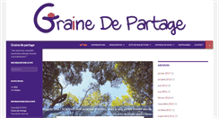 Desktop Screenshot of grainedepartage.com